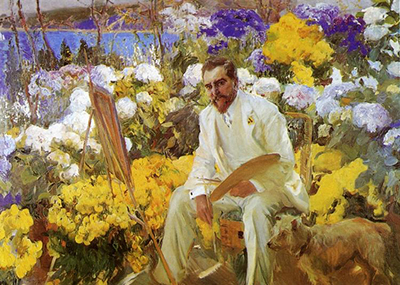 Louis Comfort Tiffany Joaquin Sorolla